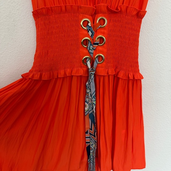 Ramy brook orange‎ brior bianca dress Small NWT - Picture 14 of 16